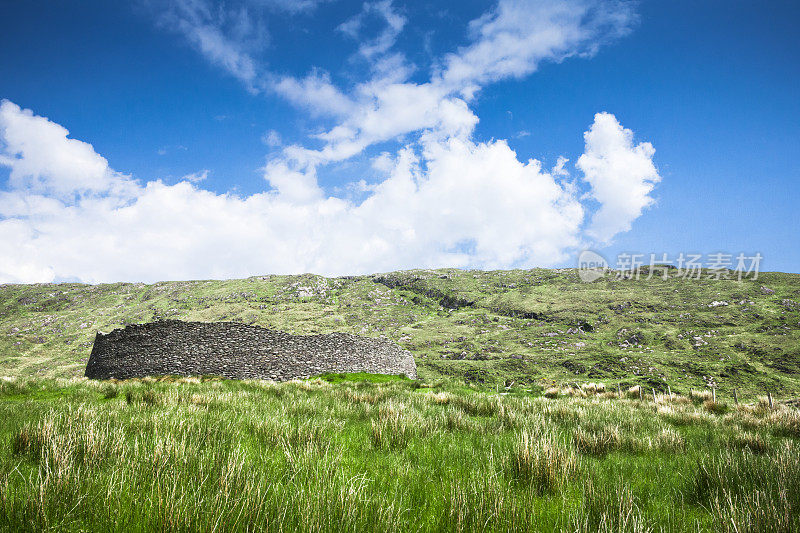 Staigue Stone Ringfort，凯里郡，爱尔兰。